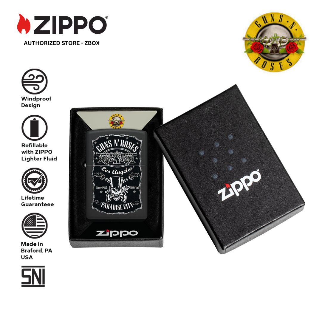 47197 – ZIPPO Guns N' Roses Paradise City Design
