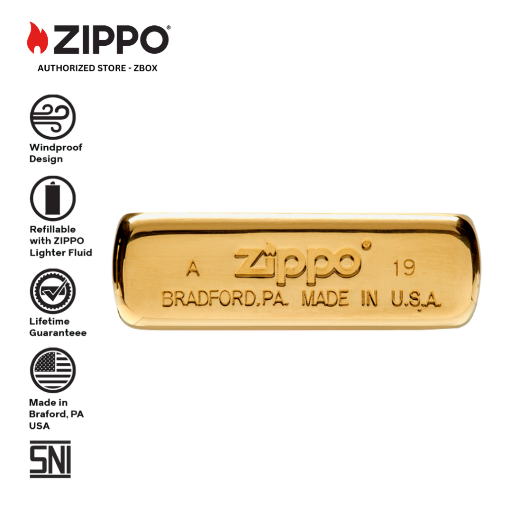 254B - Zippo Classic High Polish Brass