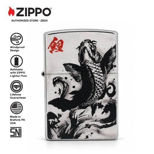ZA-3-286b ZIPPO Koi – Model