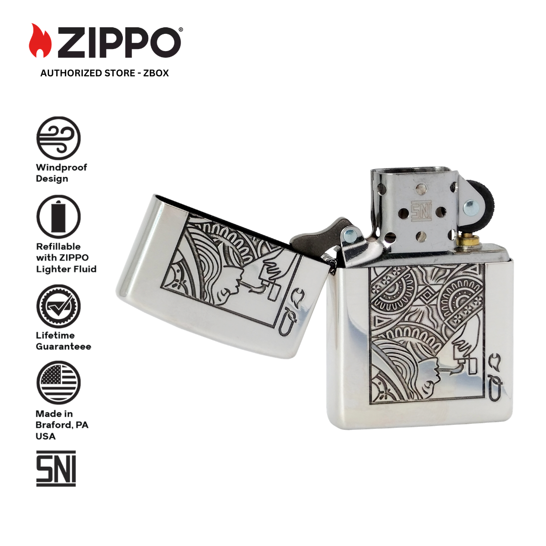 ZA-5-79a - ZIPPO Bottomz Up Trump Queen
