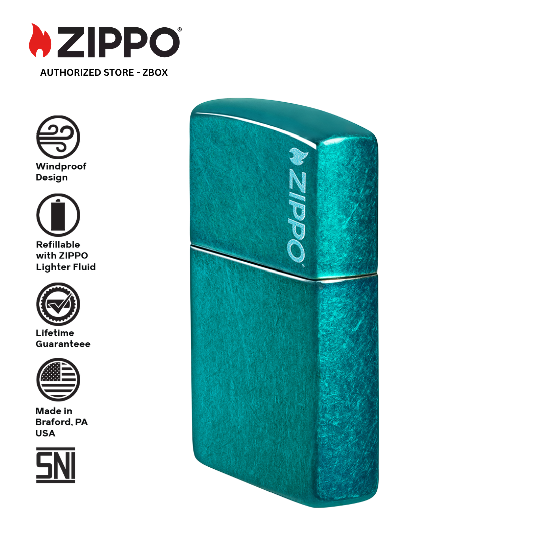 24004ZL - ZIPPO Candy Teal with Logo
