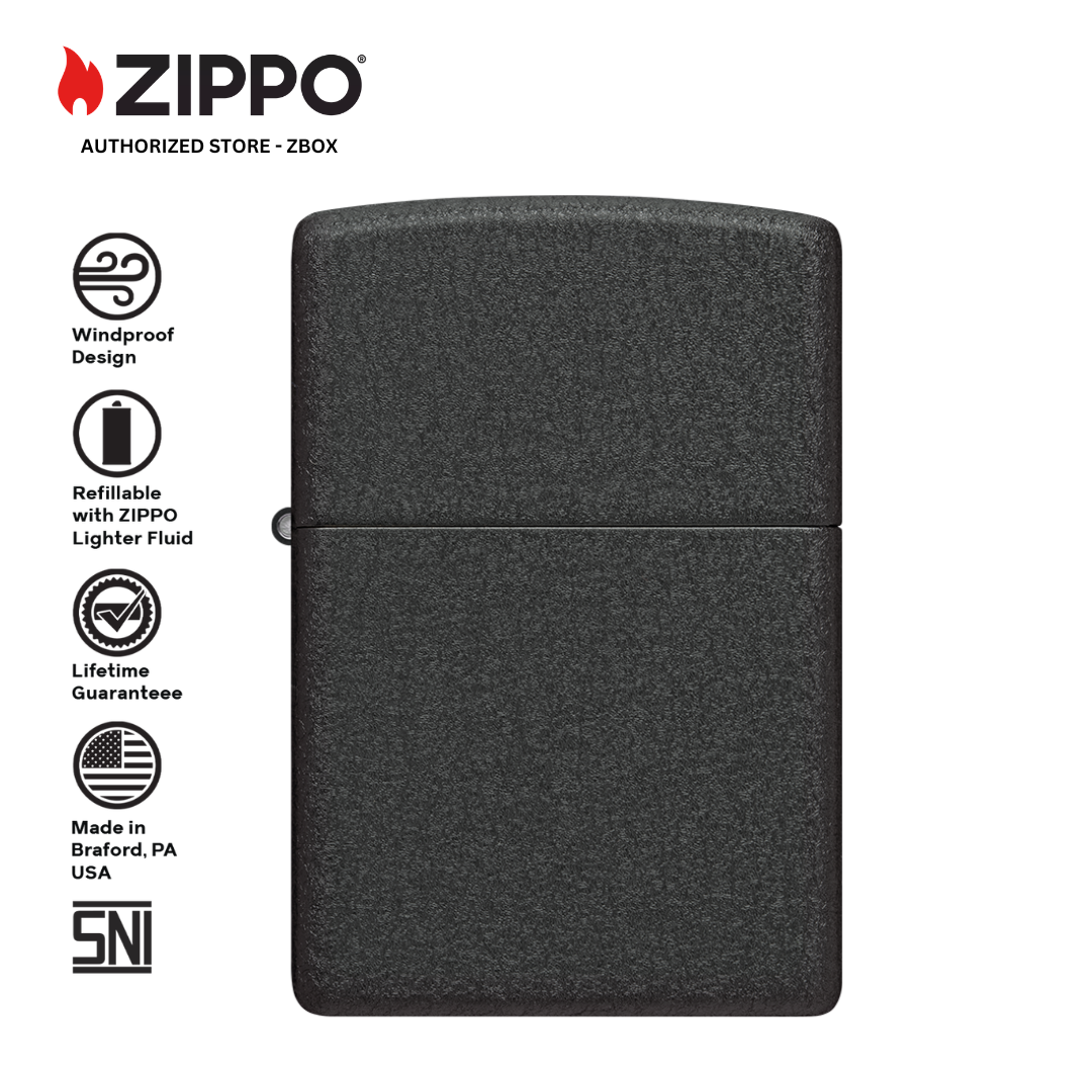 236 – ZIPPO Black Crackle
