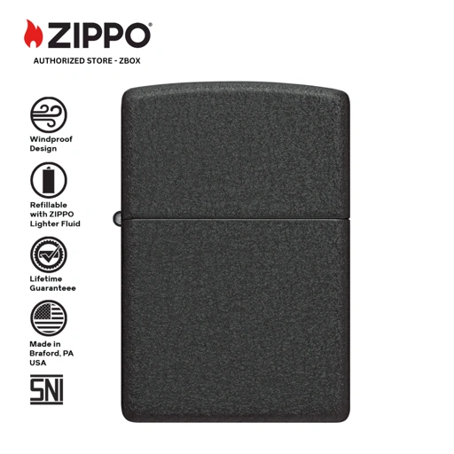 236 – ZIPPO Black Crackle
