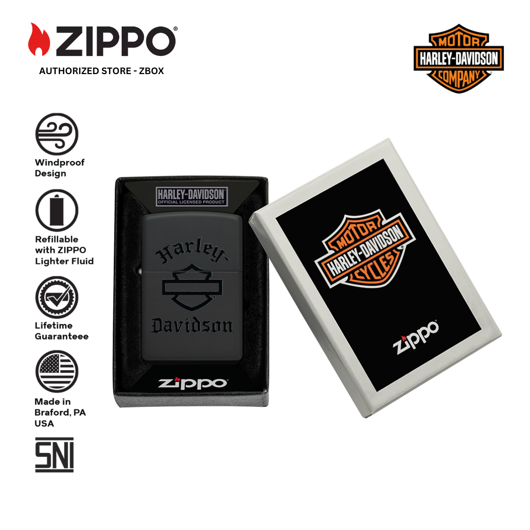 46218 - ZIPPO Harley-Davidson® Black