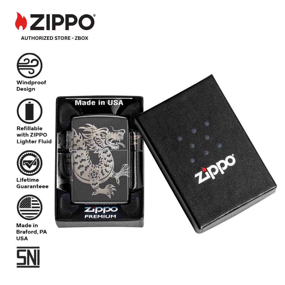 46260 - ZIPPO 24756 ASIAN DRAGON DESIGN