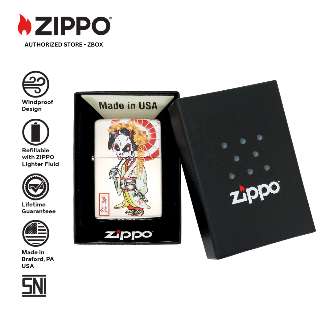 ZA-5-59b - ZIPPO Fashionable Skull MAIKO