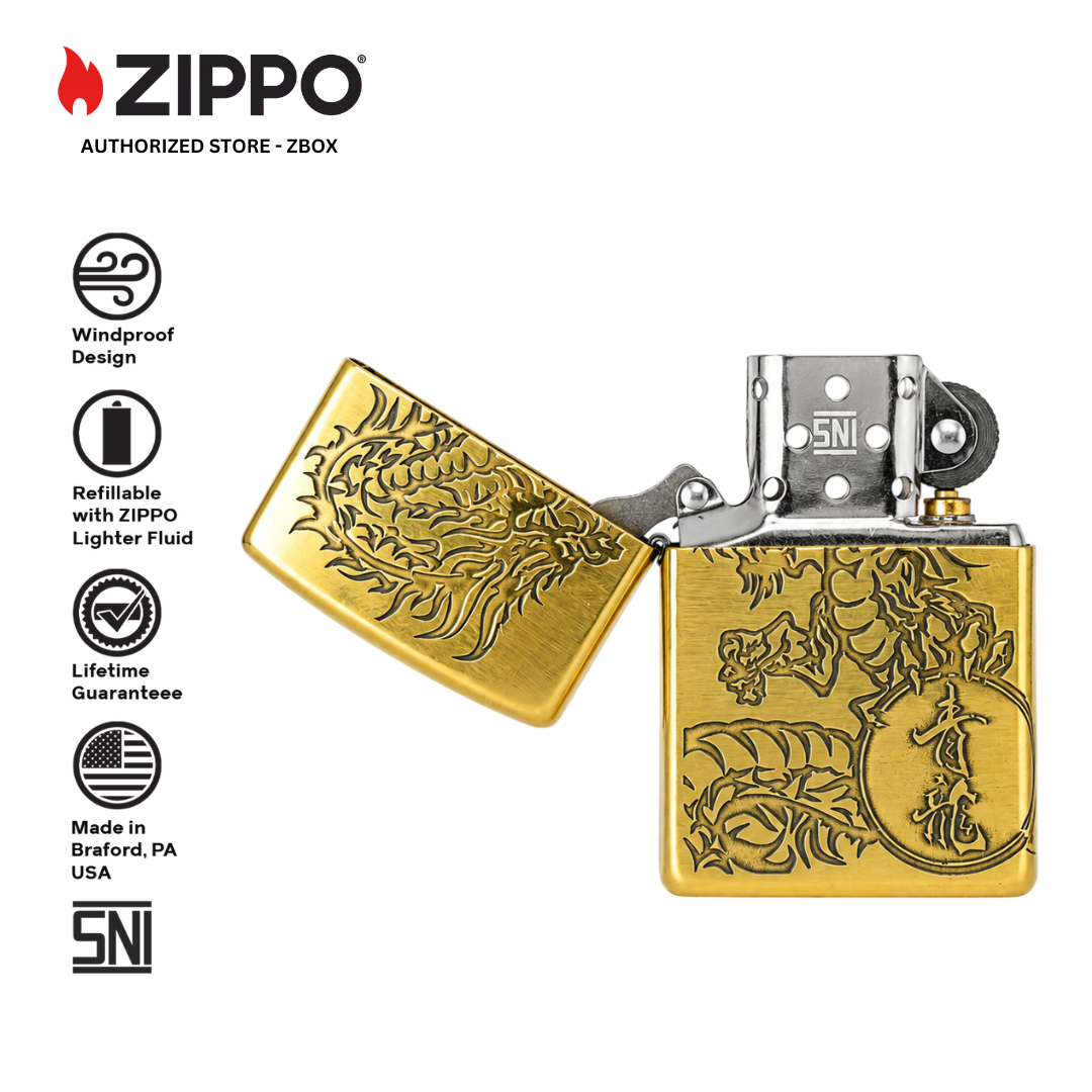 ZA-3-26a - ZIPPO Shishin-Seiryu BS Oxidized