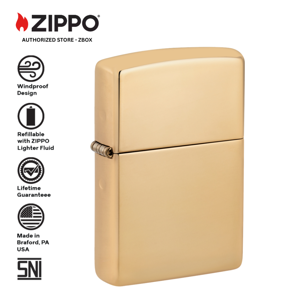 254B - Zippo Classic High Polish Brass