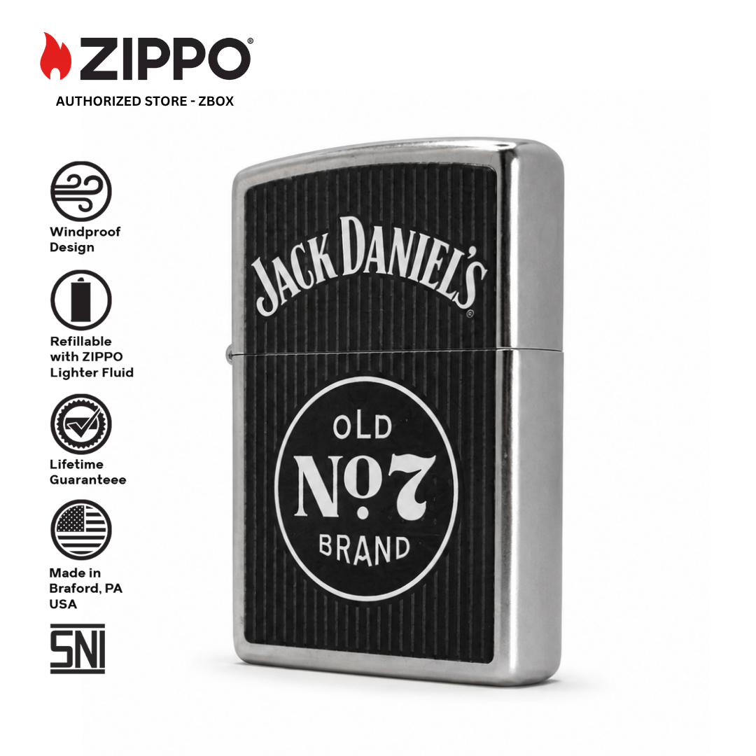 47415-ZIPPO JD Street Chrome with Colour Image