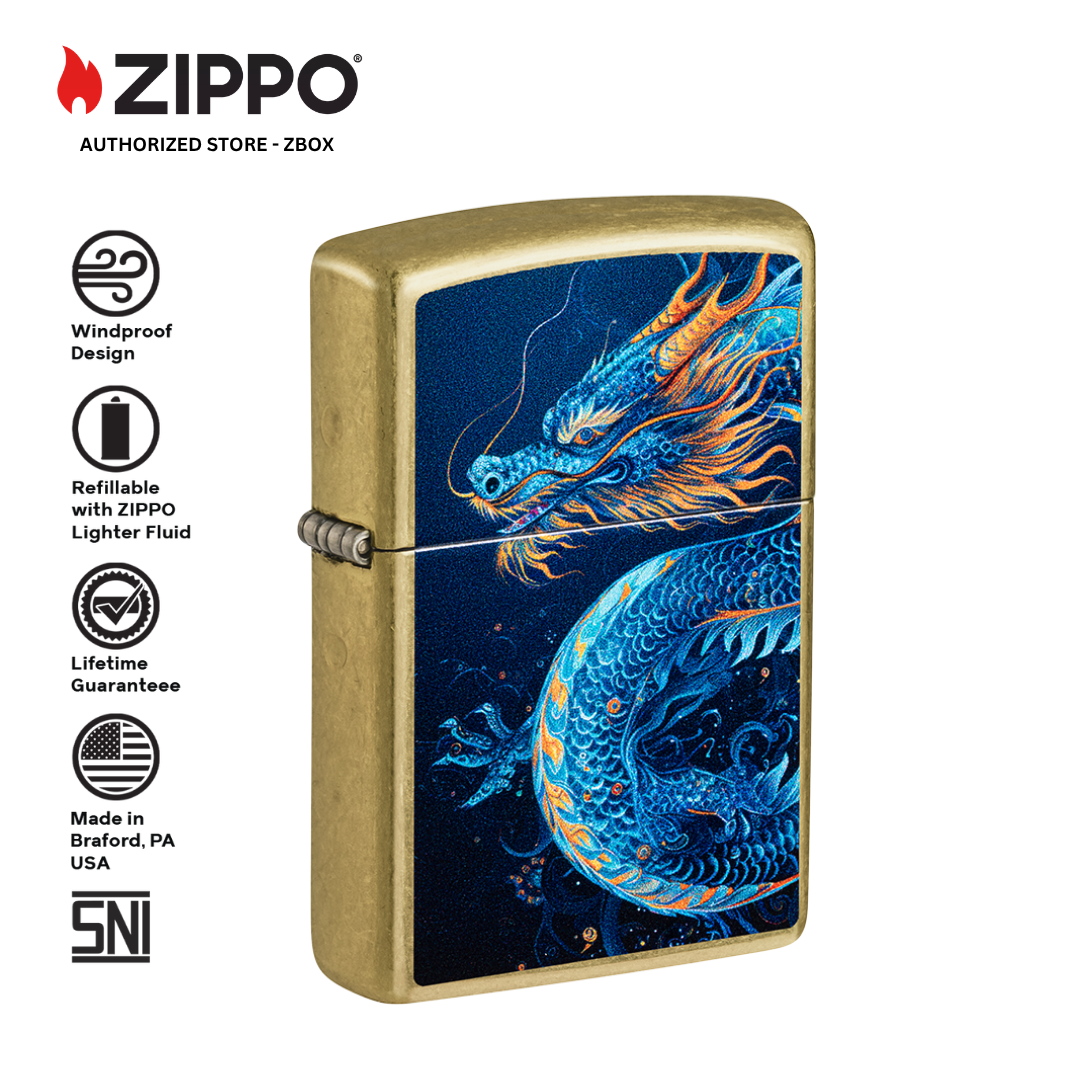 47178 – ZIPPO Sea Dragon Street Brass