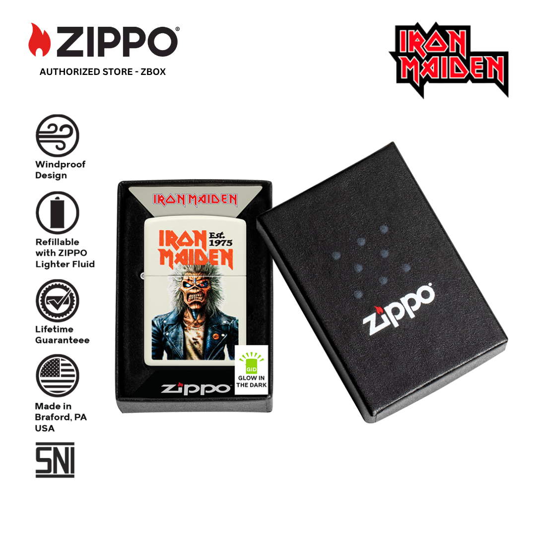 47198 – ZIPPO Iron Maiden Glowing Eddie Design