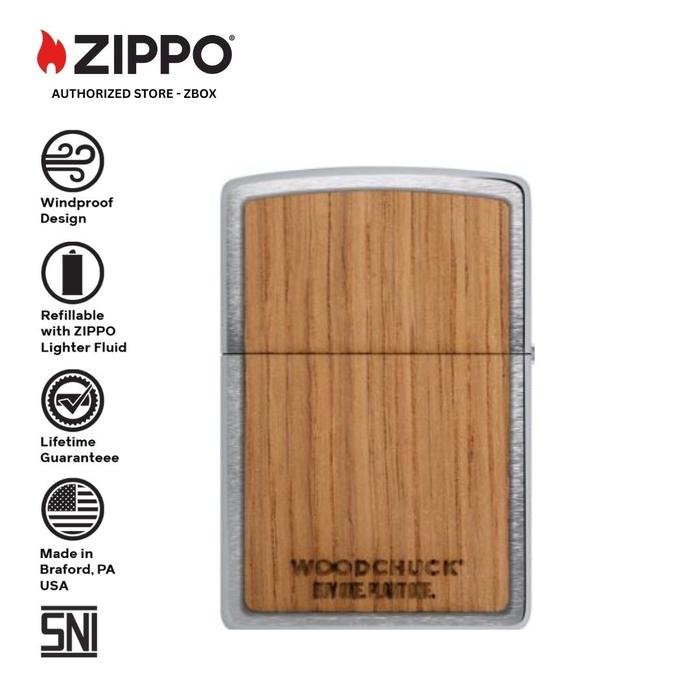 48392 - ZIPPO® Jack Daniels® x WOODCHUCK USA Emblem