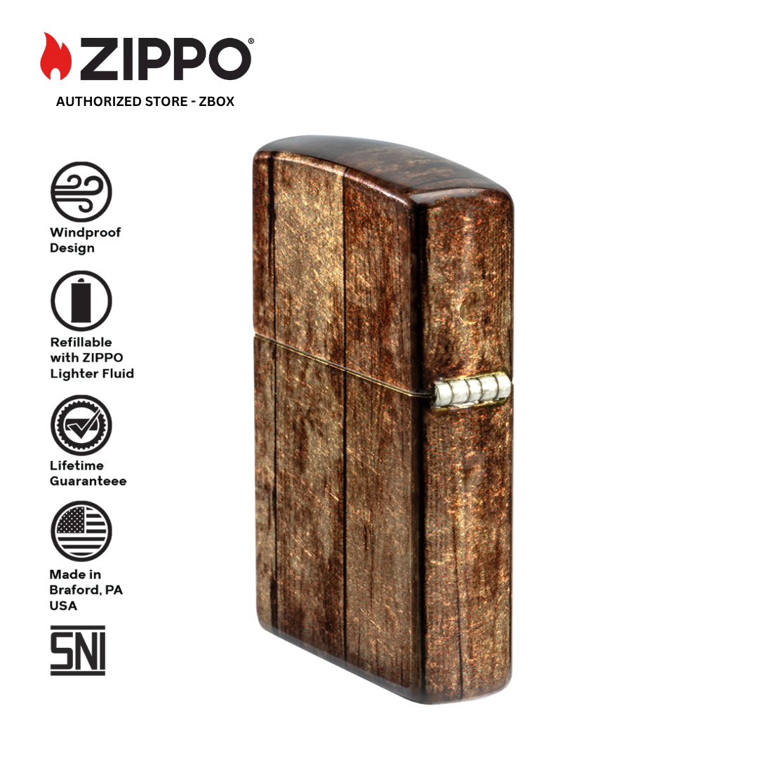 46278 - ZIPPO JD Barrel Design Tumbled Brass