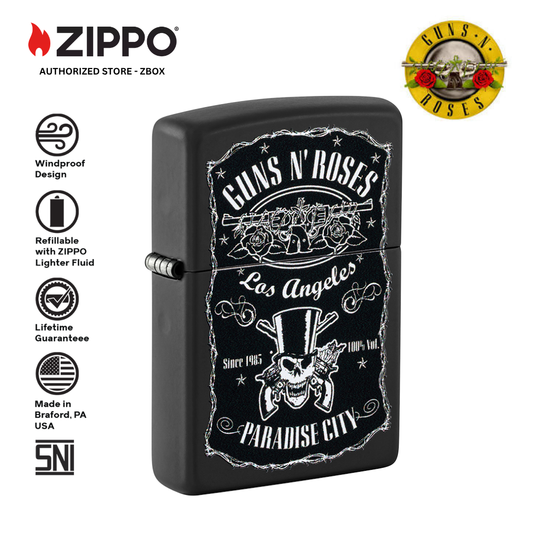 47197 – ZIPPO Guns N' Roses Paradise City Design