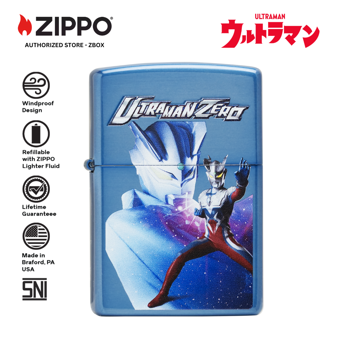 ZIPPO Original CZA-2-47 Ultraman Zero 15th Anniversary Limited Edition - Korek Api Windproof USA
