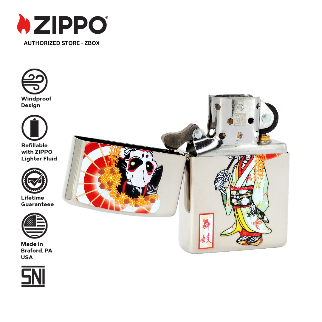 ZA-5-59b - ZIPPO Fashionable Skull MAIKO