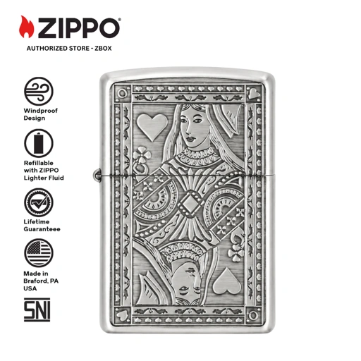 Image of ZA-3-151b - ZIPPO Trump Card Queen