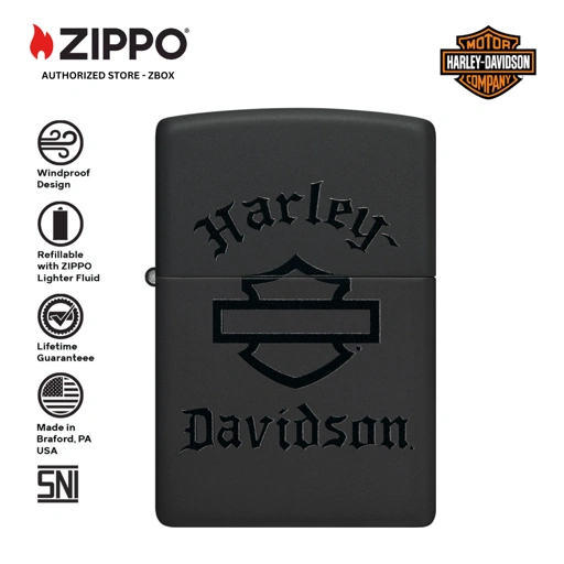 Image of 46218 - ZIPPO Harley-Davidson® Black