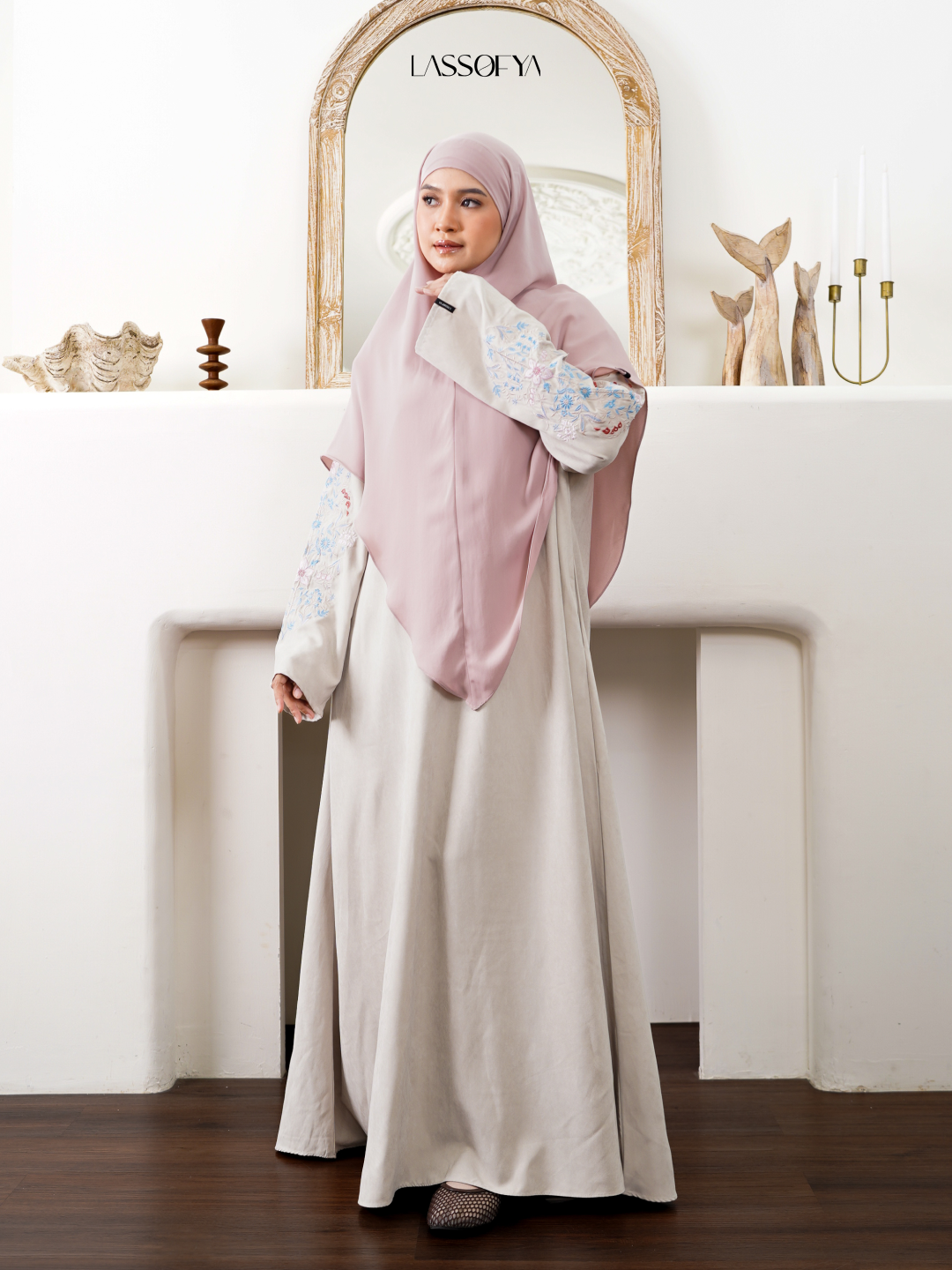 [NEW] Floréa Dress With Embroidery - Blushwood