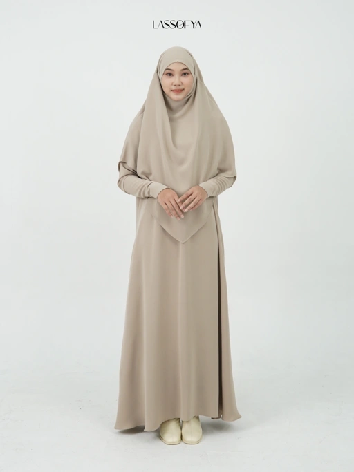 Image of French Khimar Anti UV - Cream