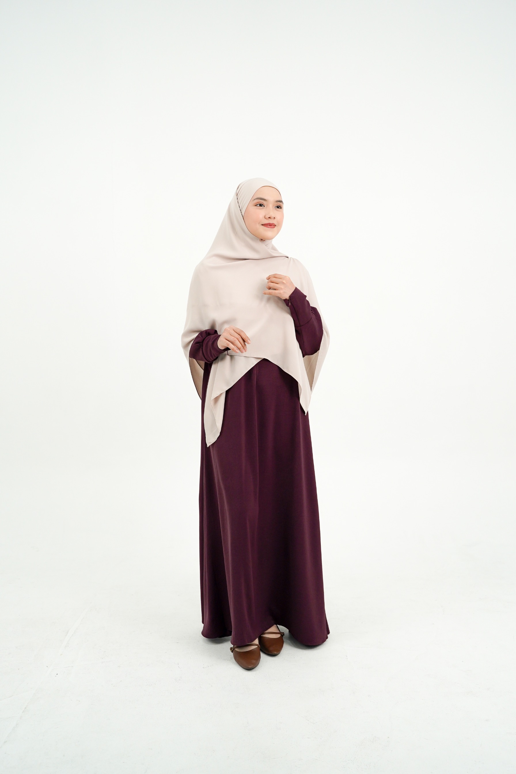 Zeya Dress - Burgundy