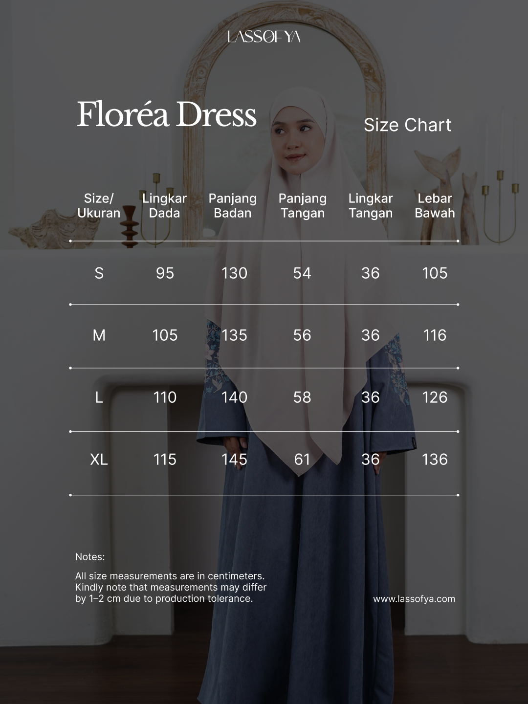[NEW] Floréa Dress With Embroidery - Dusk Blue