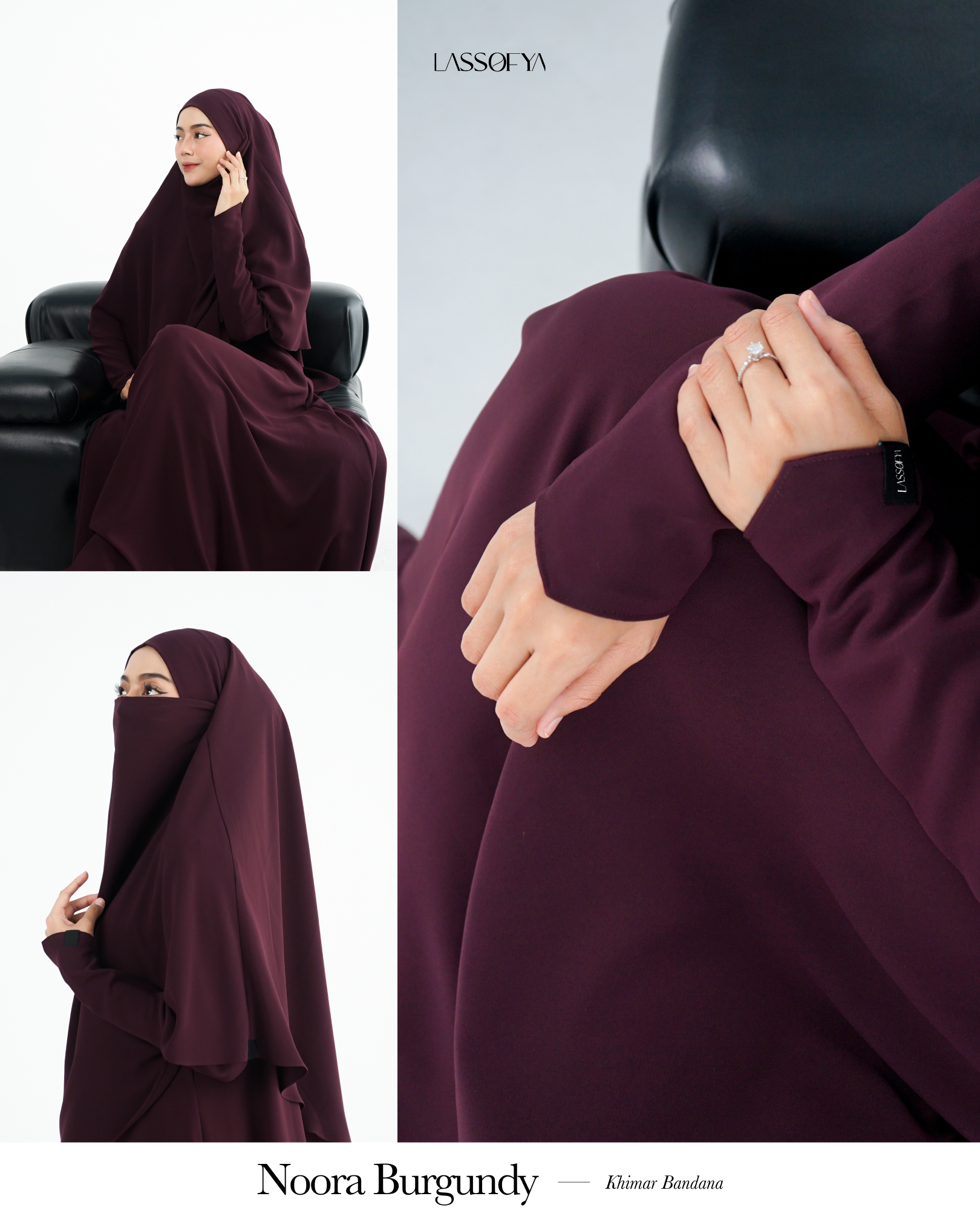 Noora Series - Burgundy
