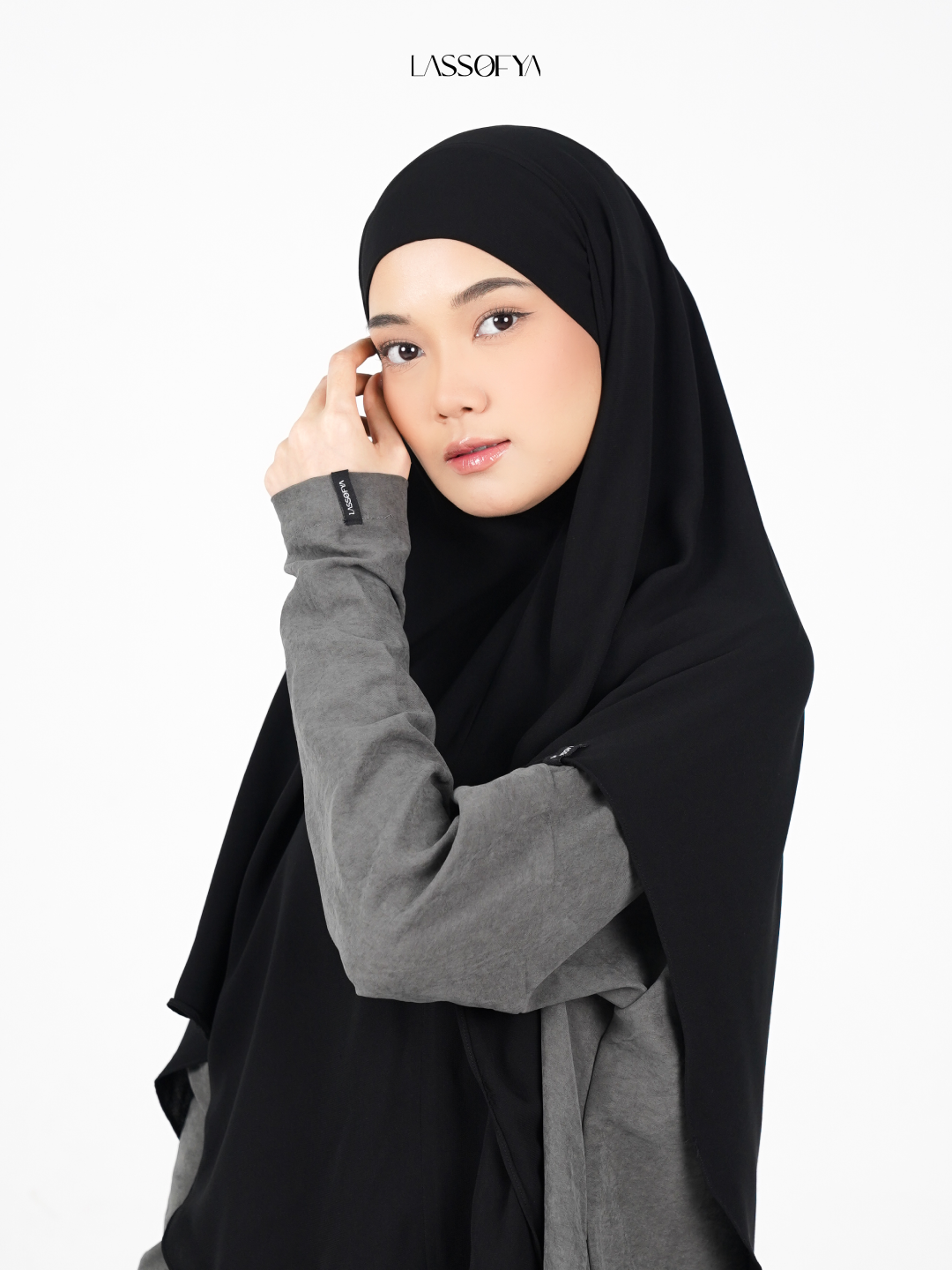 [NEW] Jawhara Slim Dress - Charcoal
