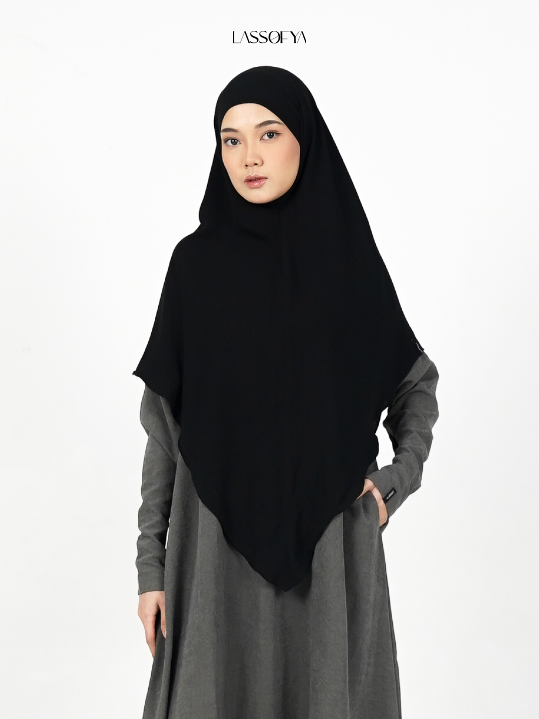 [NEW] Jawhara Slim Dress - Charcoal