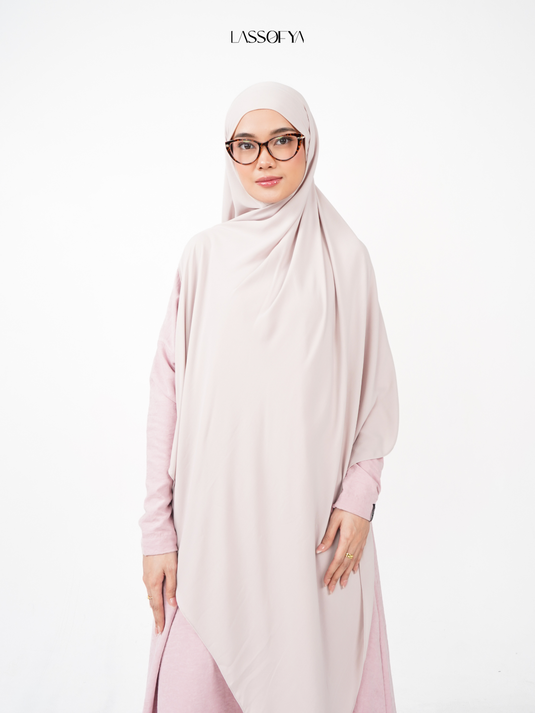 [NEW] Jawhara Slim Dress - Powder Pink