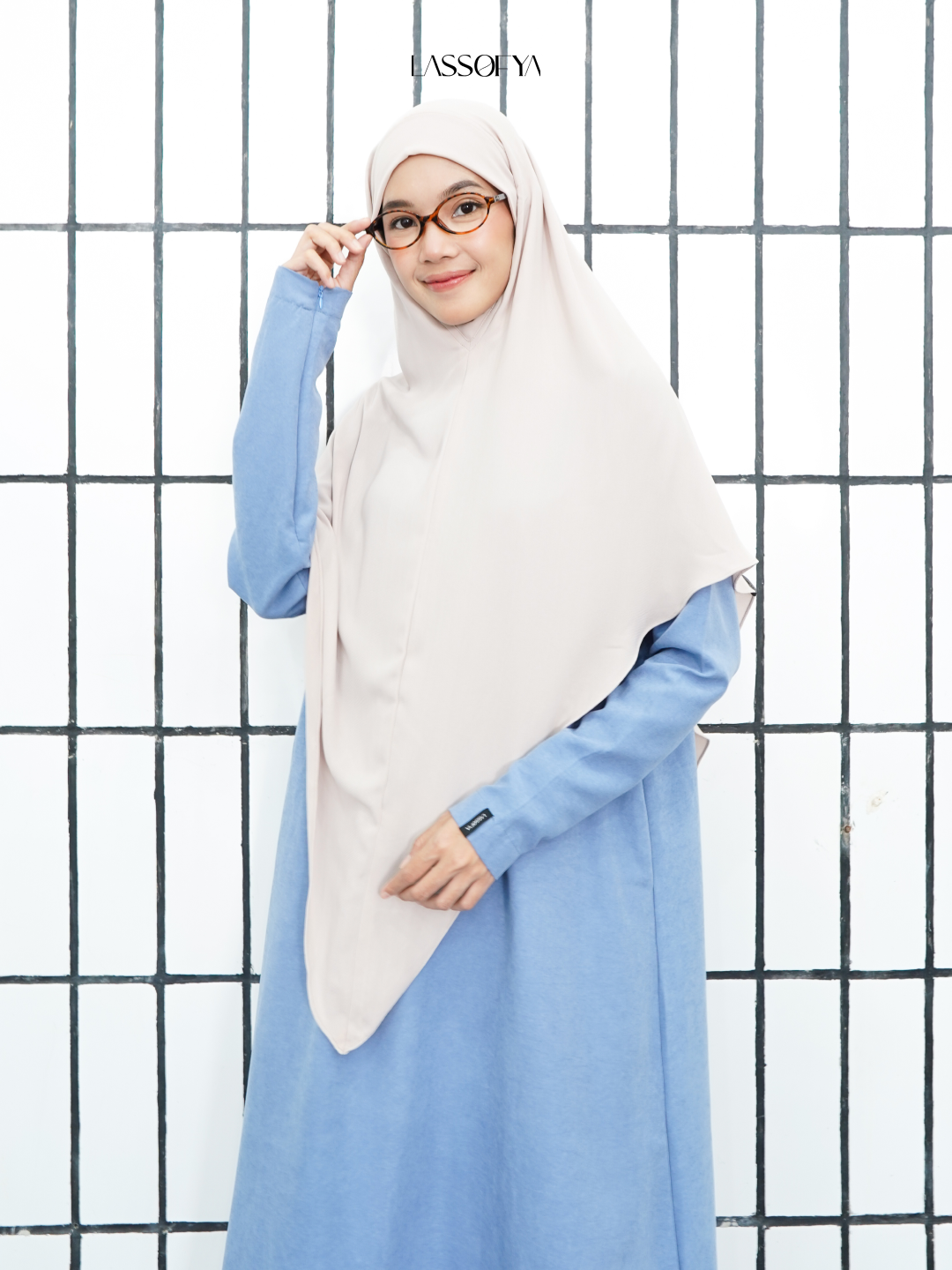 [NEW] Jawhara Slim Dress - Steel Blue