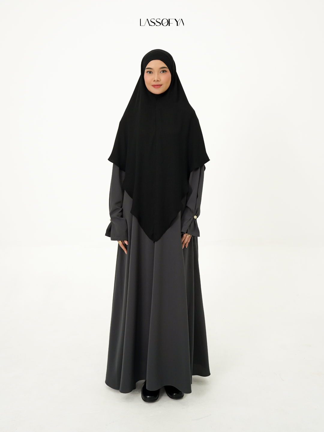 [NEW] Naira Dress - Charcoal