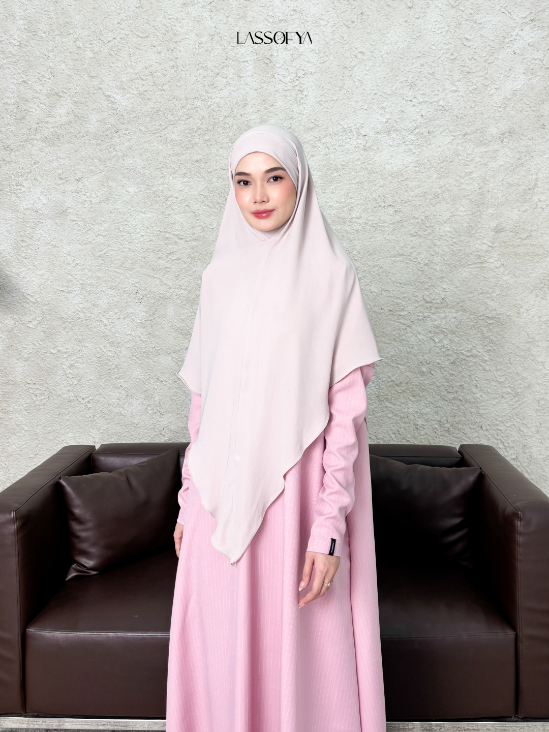 [NEW] Line Strip Dress - Pink