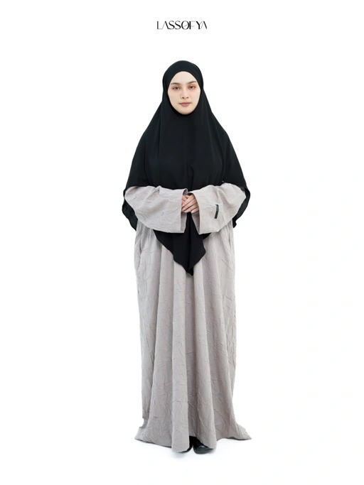 Image of Lassofya X Umghy - Izmir Dress Oat