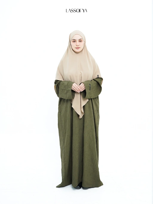 Image of Lassofya X Umghy - Izmir Dress Olive