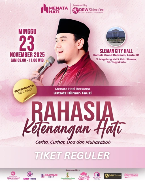 Image of REGULER MH Yogyakarta Sesi Jam 09 | Rahasia Ketenangan Hati