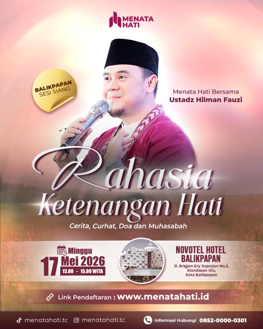 Image of MH Balikpapan Sesi Jam 13 | Rahasia Ketenangan Hati | Minggu, 17 Mei 2026