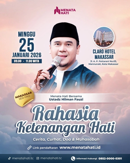 Image of MH Makassar Sesi Jam 09 | Rahasia Ketenangan Hati