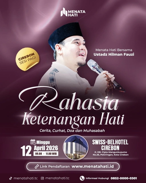 Image of MH Cirebon Sesi Jam 09 | Rahasia Ketenangan Hati | Minggu, 12 April 2026