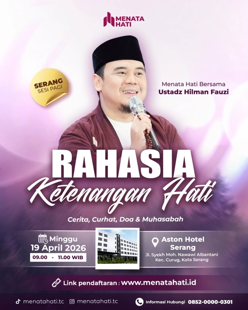 Image of MH Serang Sesi Jam 09 | Rahasia Ketenangan Hati | Minggu, 19 April 2026