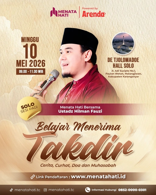 Image of MH Solo Sesi Jam 09 | Belajar Menerima Takdir | Minggu, 10 Mei 2026