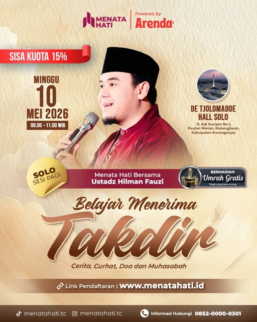 Image of MH Solo Sesi Jam 09 | Belajar Menerima Takdir | Minggu, 10 Mei 2026