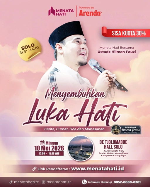 Image of MH Solo Sesi Jam 13 | Menyembuhkan Luka Hati | Minggu, 10 Mei 2026