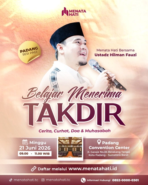 Image of MH Padang Sesi Jam 09 | Belajar Menerima Takdir | Minggu, 21 Juni 2026
