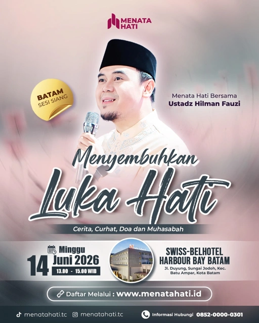 Image of MH Batam Sesi Jam 13 | Menyembuhkan Luka Hati | Minggu, 14 Juni 2026