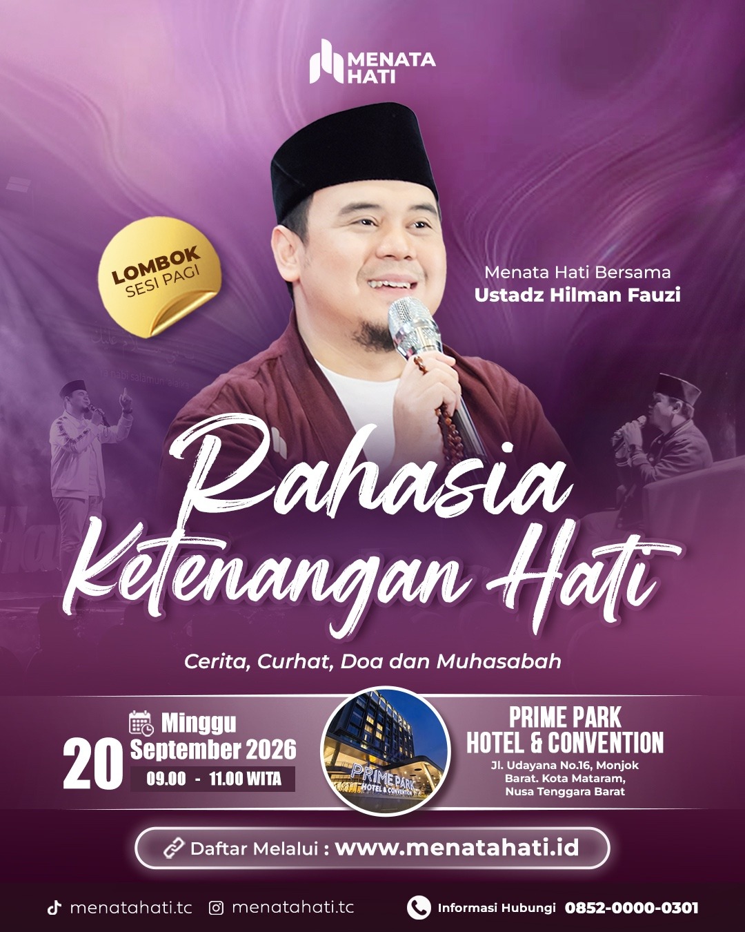 MH Lombok Sesi Jam 09 | Rahasia Ketenangan Hati | 20 September 2026