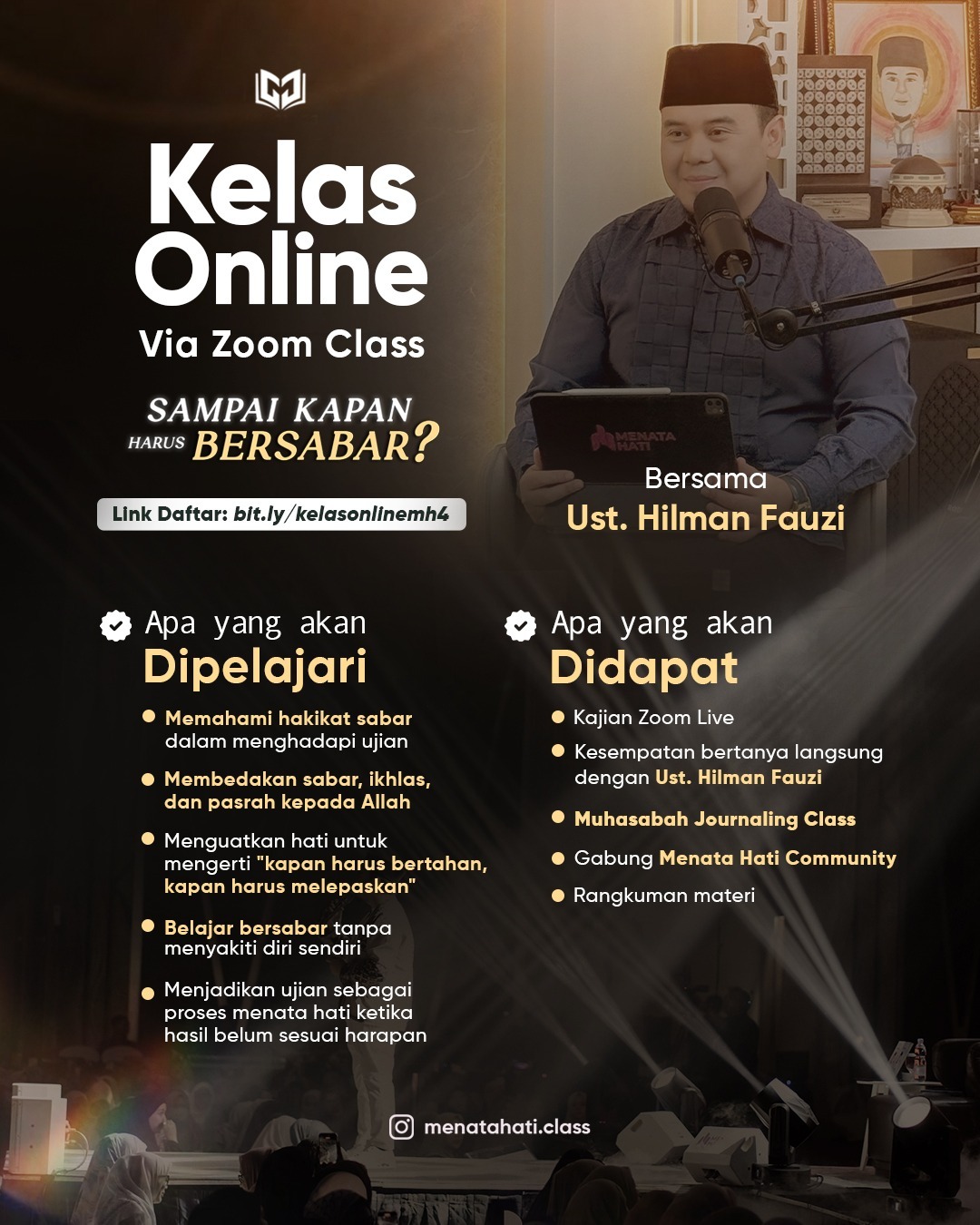 Sampai Kapan Harus Bersabar | Kelas Online Ustadz Hilman Fauzi | 16 2026 September 2026