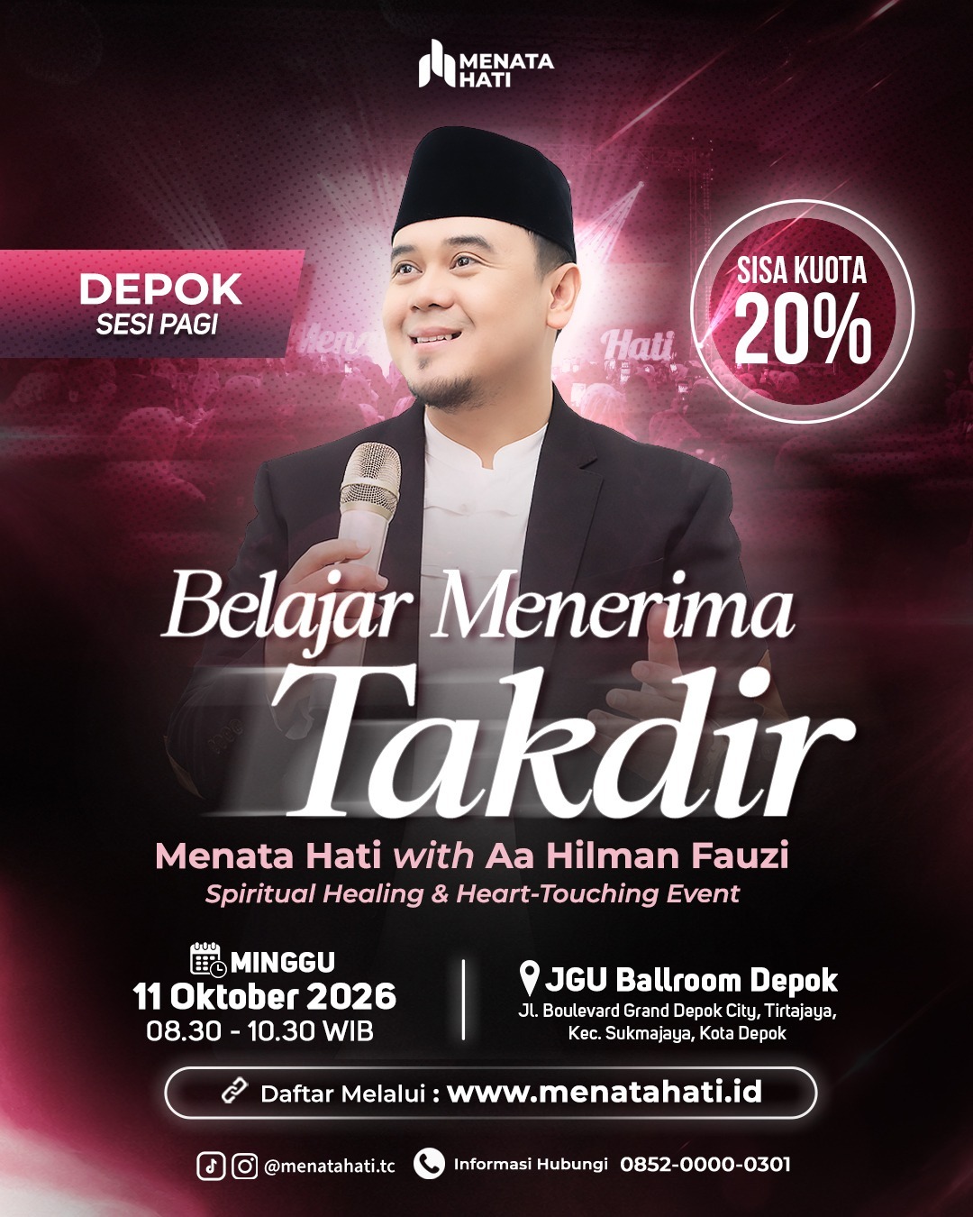 MH Depok Sesi Jam 09 | Belajar Menerima Takdir | 11 Oktober 2026