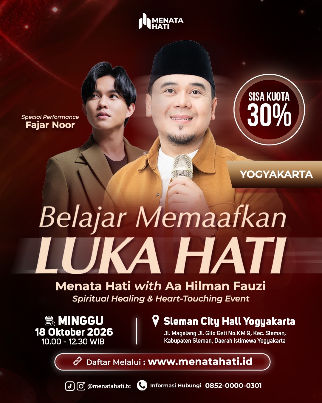 MH Yogyakarta | Belajar Memaafkan Luka Hati | Minggu, 18 Oktober 2026