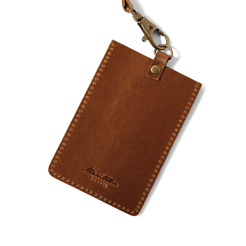 MARITIM Kei ID Lanyard - ID Lanyard Kulit Asli